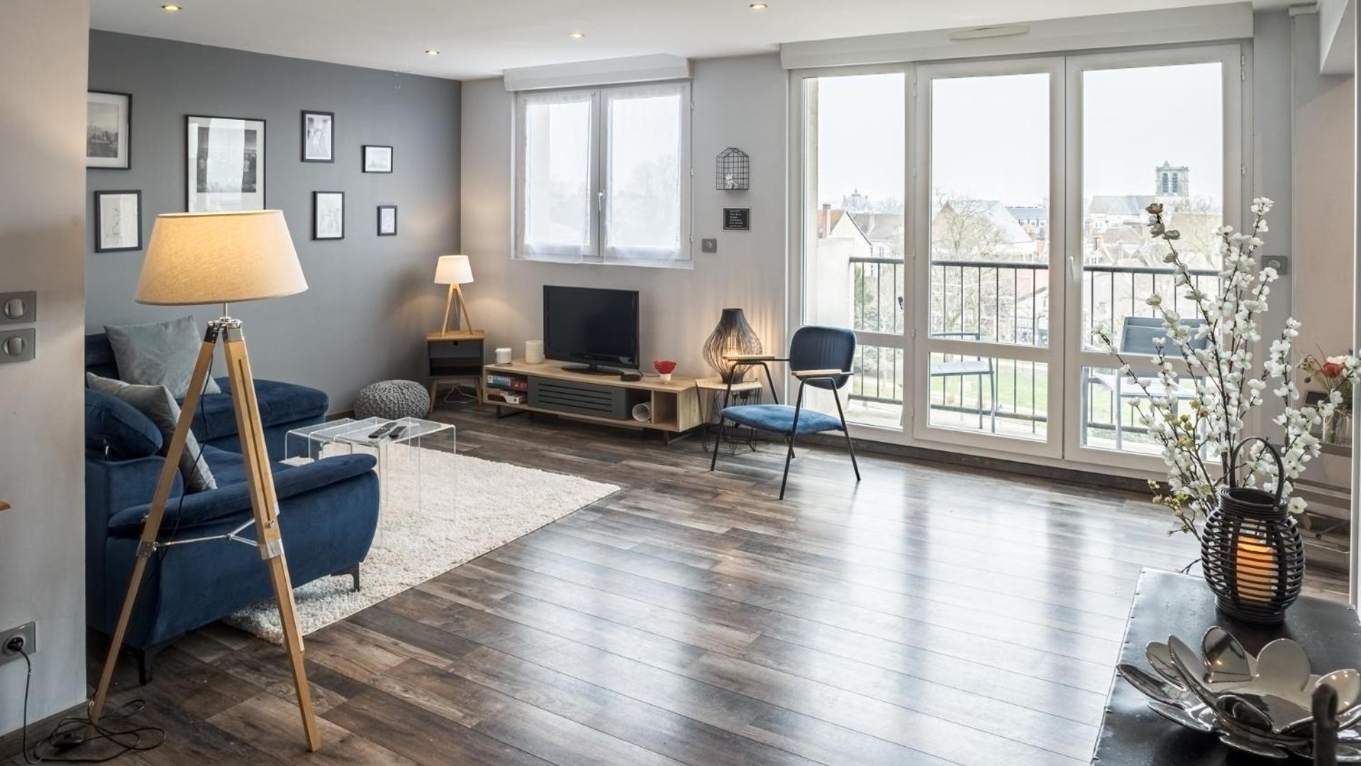 Le Balcon Troyen - Proche Hypercentre - 4 Pers. Apartment Troyes Luaran gambar
